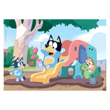 Cleemononi jigsaw Puzzle Bluey op der Rutsch, 104st.