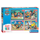 Clementoni-Puzzles Paw Patrol, 4in1