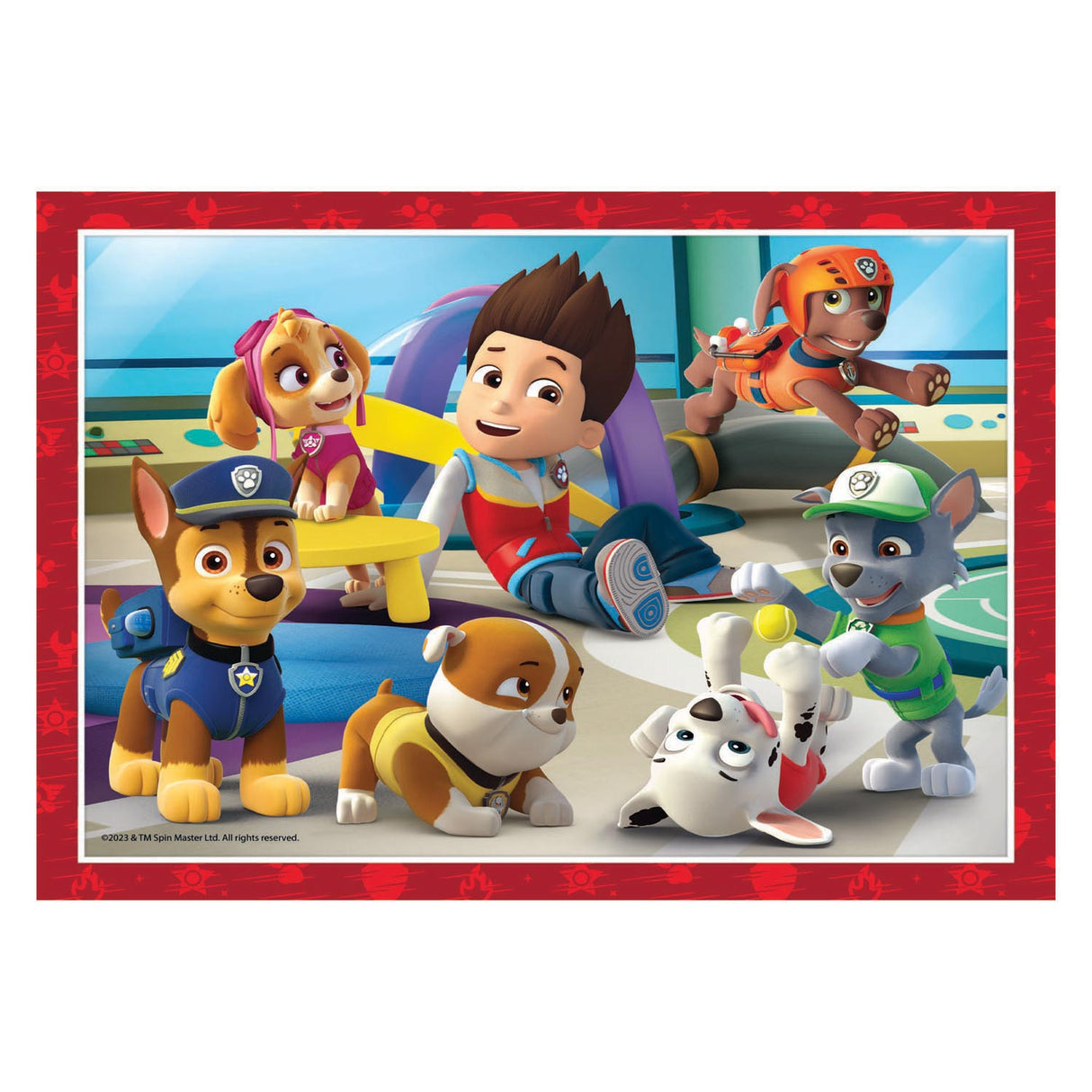 Clementoni-Puzzles Paw Patrol, 4in1