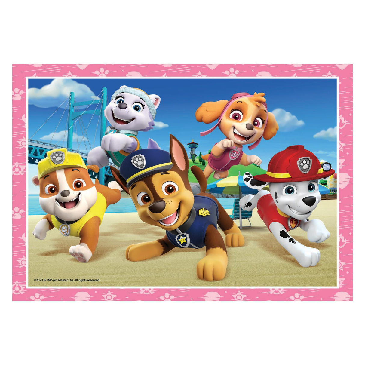 Clementoni-Puzzles Paw Patrol, 4in1
