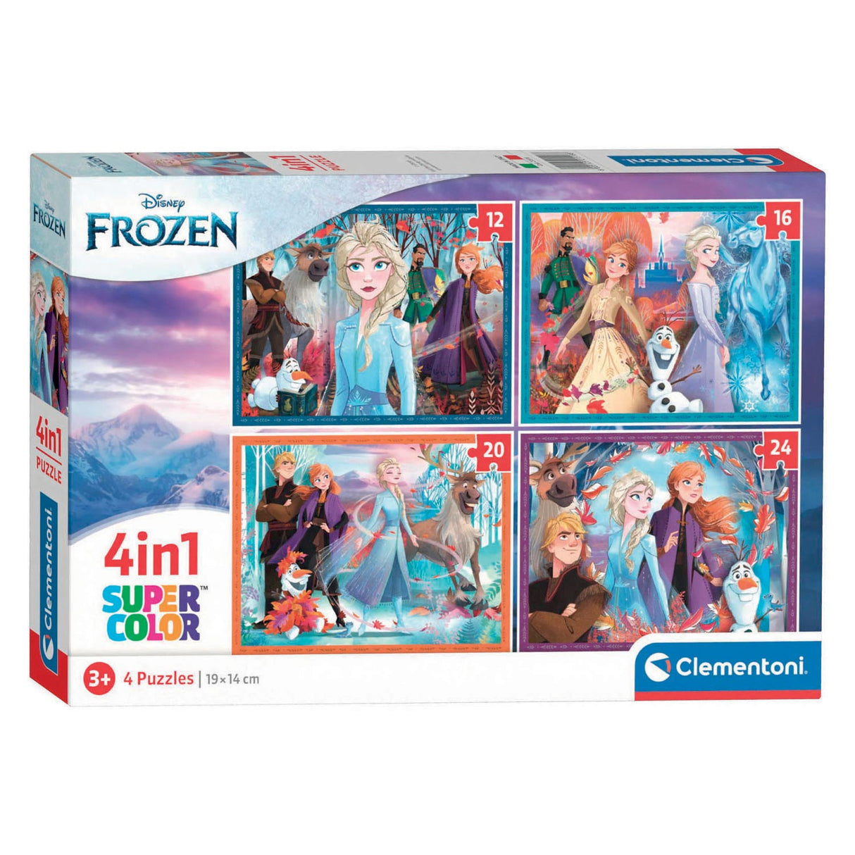 Clementoni Rätsel Disney Frozen, 4in1