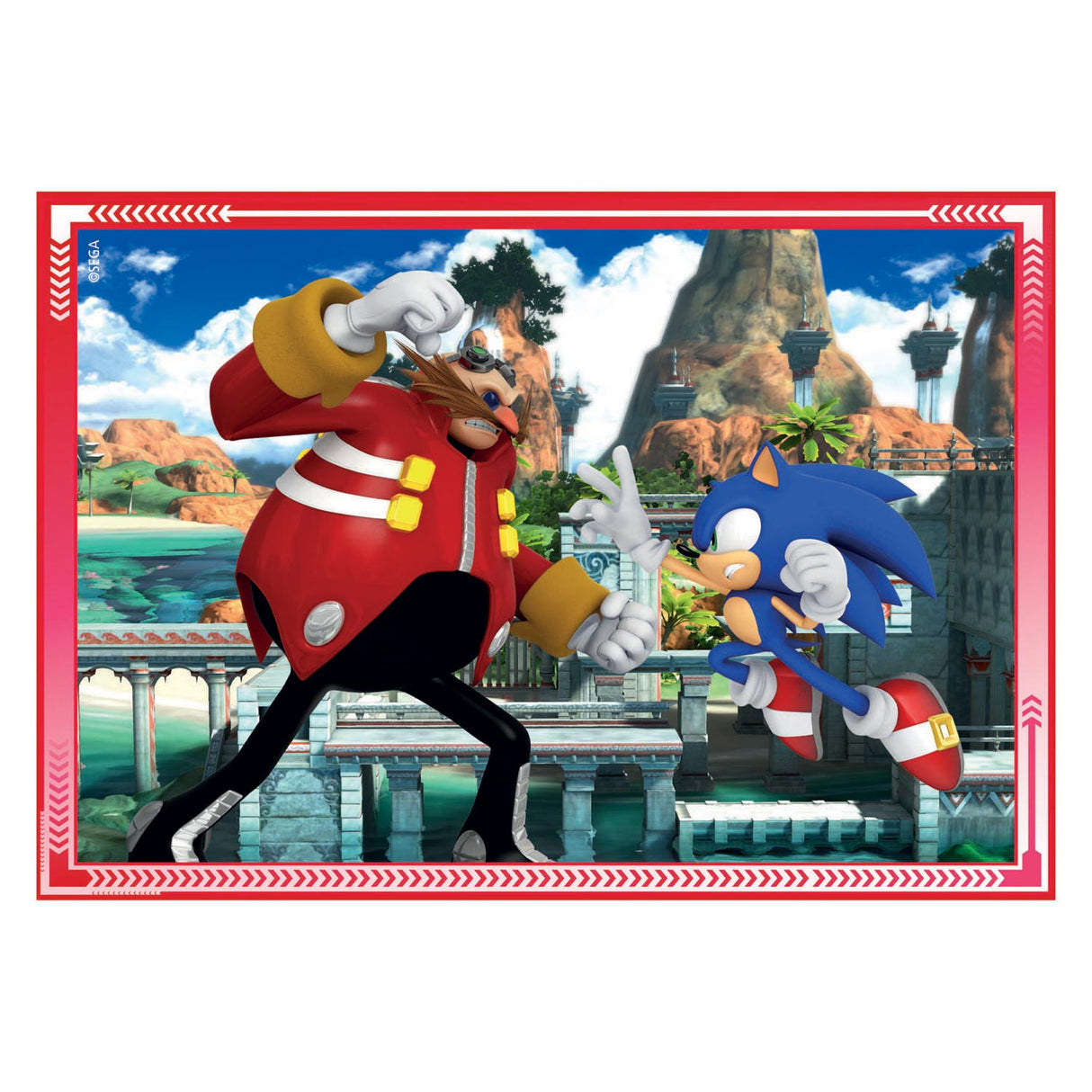 Clementoni hádanky Sonic, 4in1