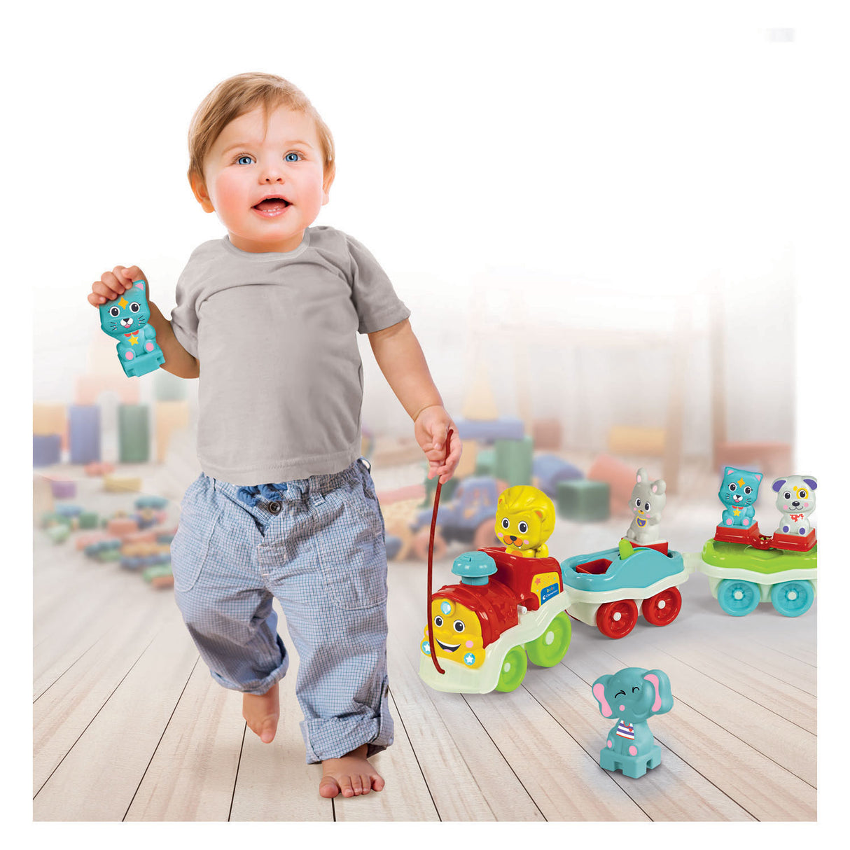 Clementoni Baby Animal Strein Interaktionstief 3in1