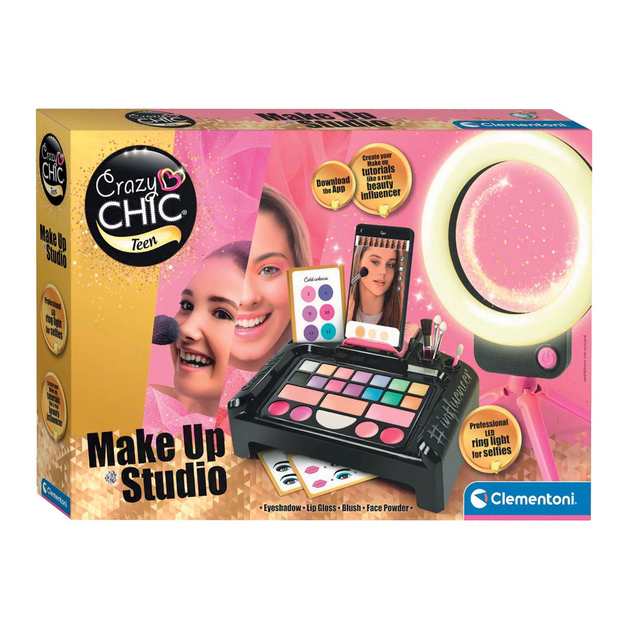 Kit de maquillage d'influenceur de beauté Crazy Chic Crazy