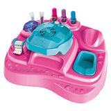 Clementoni Crazy Chic – Nagelstudio für Kinder – Kindernagellack mit Stickern, Glitzer und Nageltrockner – ab 6 Jahren