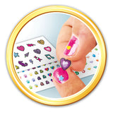 Clementoni Crazy Chic – Nagelstudio für Kinder – Kindernagellack mit Stickern, Glitzer und Nageltrockner – ab 6 Jahren