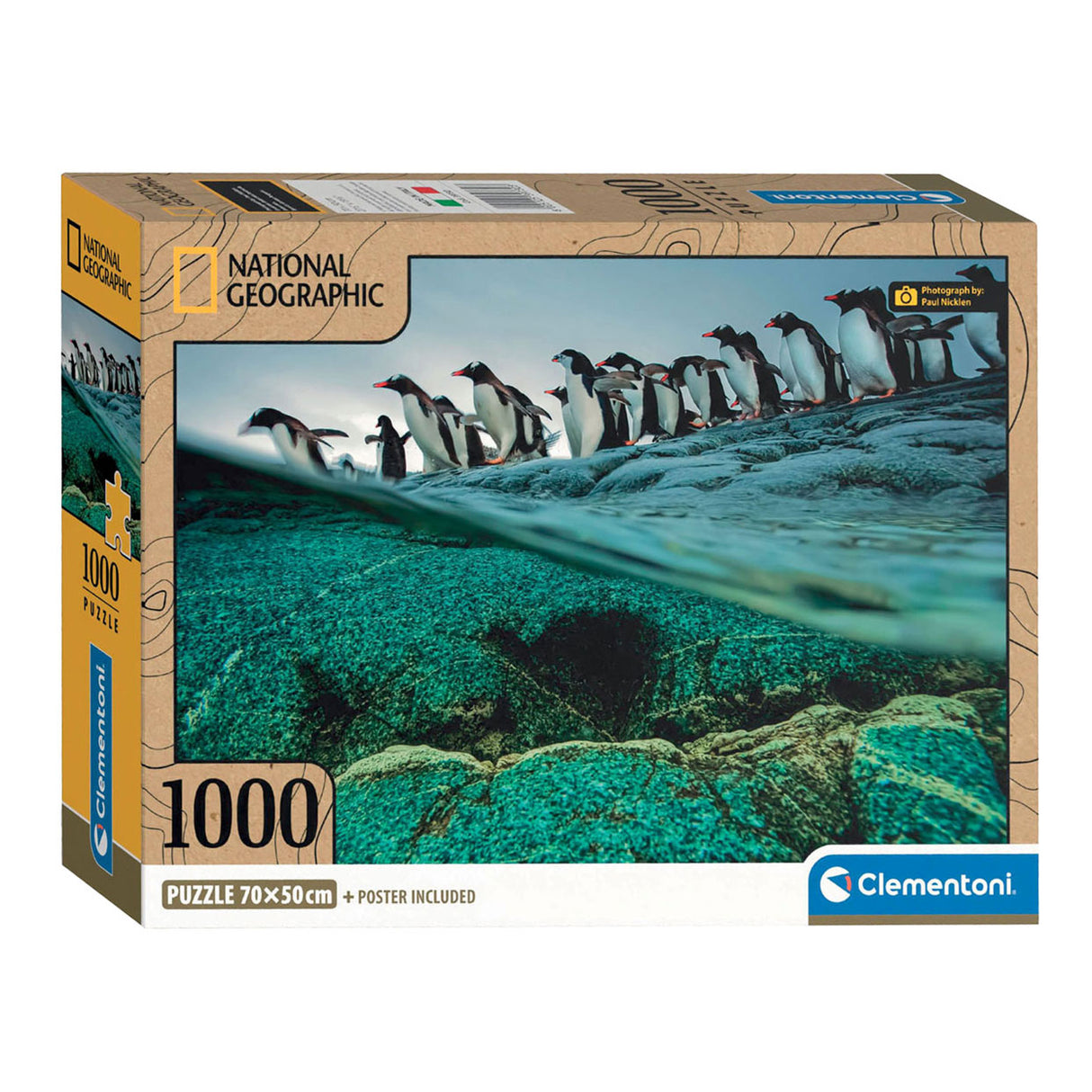 Clementoni Jigsaw Puzzle National Geographics Penguin, 1000st.