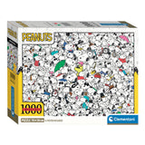 Clementoni Jigsaw Puzzle Impossible arašídy Snoopy, 1000st.