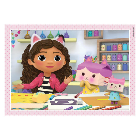 Clementoni Supercolor 4in1 Puzzle Gabbys Puppenhaus 12-24 Teile