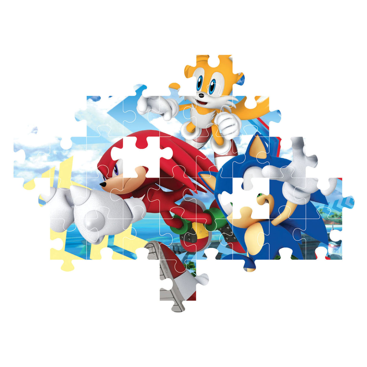 Clementoni Puzzle Super Sonic, 104 Teile.