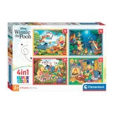 Clementoni Legpuzzel Color Disney Winnie de Pooh, 4in1