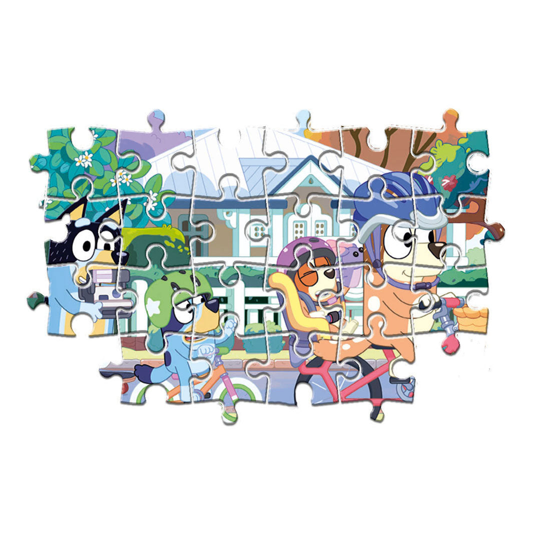 Clementoni Jigsaw Puzzel Super Faarf blue Bluke, 24st.