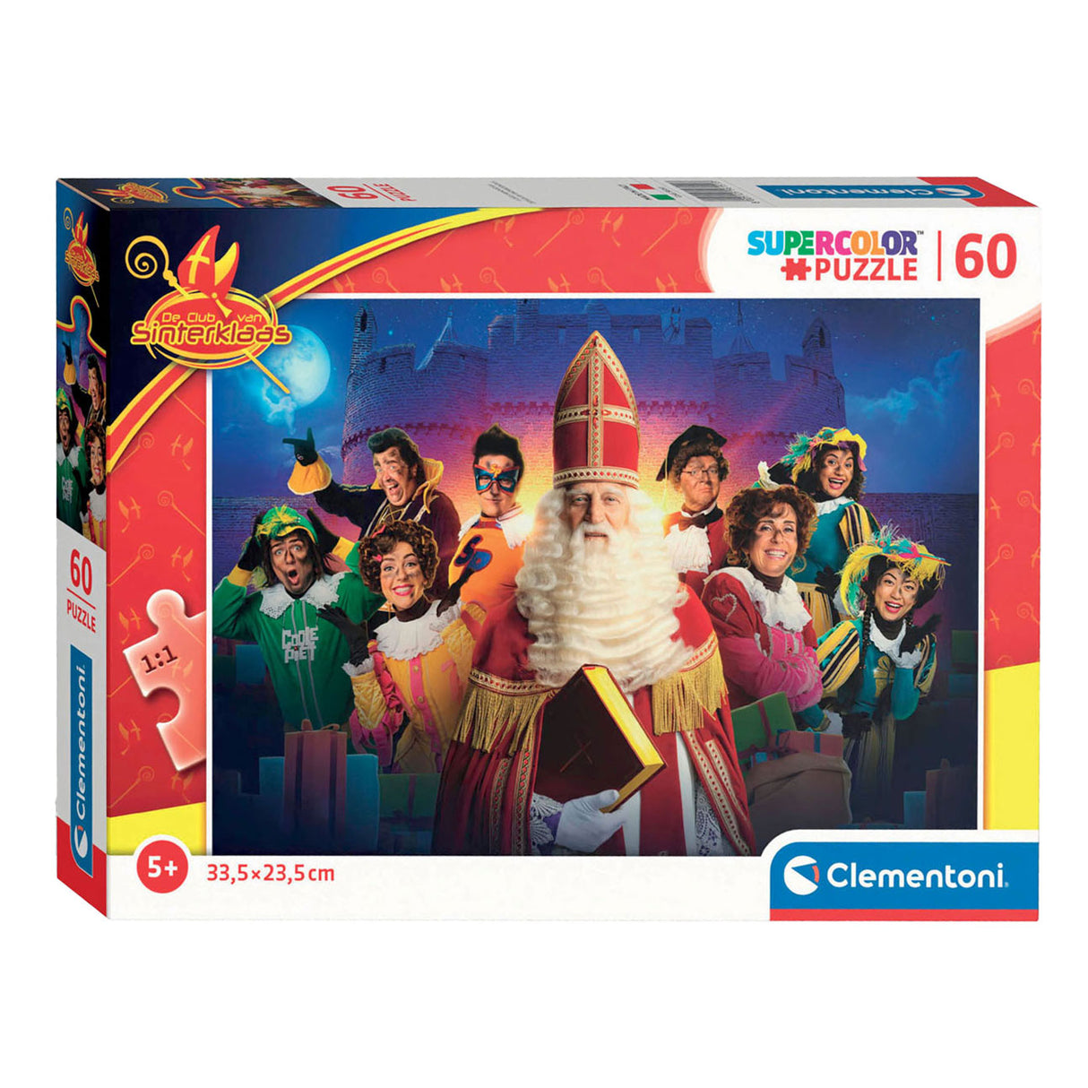 Clementoni jigsaw puzzle Super Color Club from Sinterklaas, 60st.