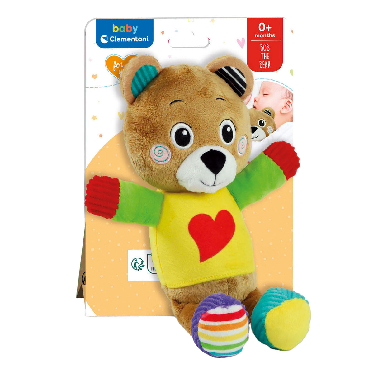 Clementoni Baby meine erste tierische Umarmung - Bier