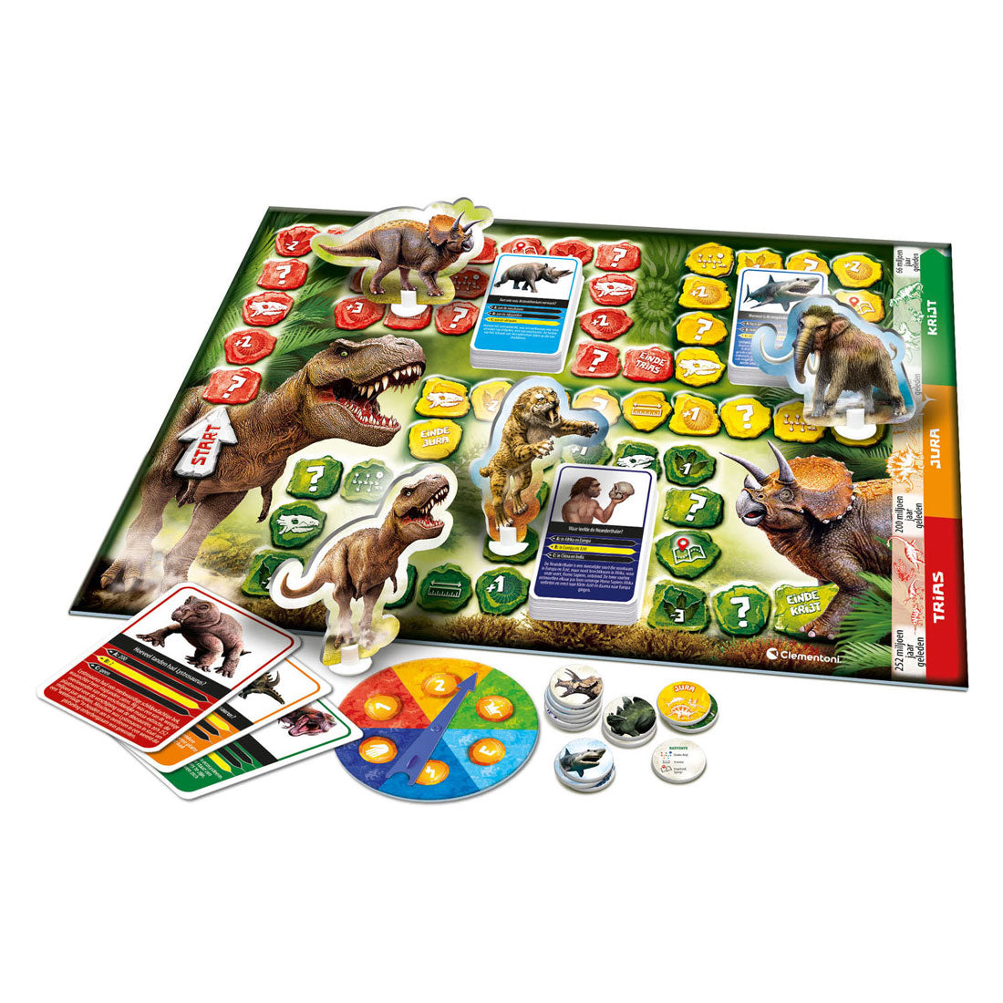 Clementoni Dinosaurier und das Prehistory Brettspiel (NL)