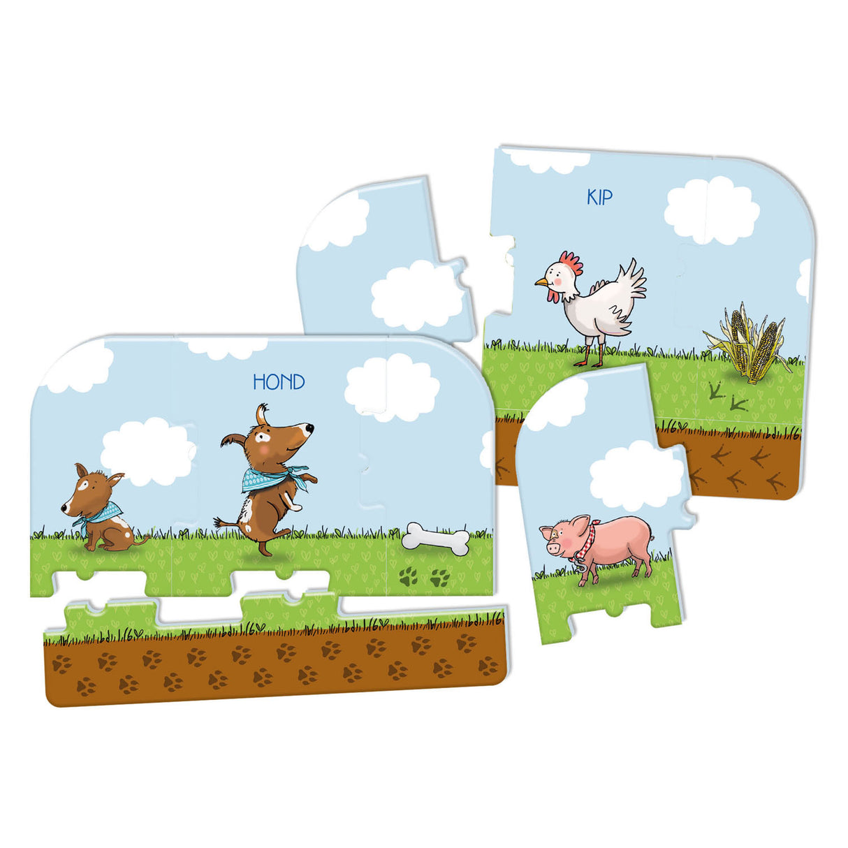 Clementoni Fien Teun Farm Education Game