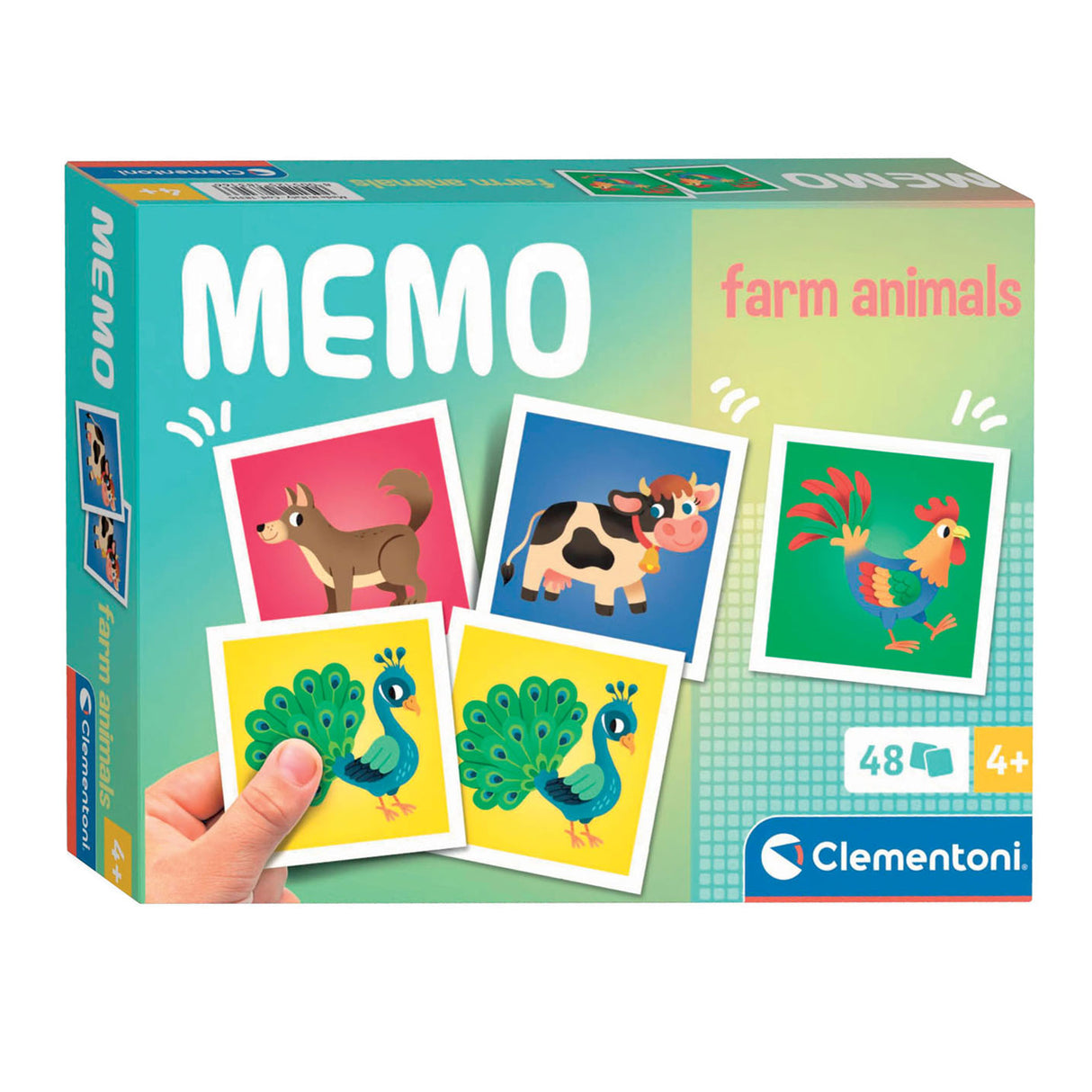 Clementoni MemoSpel farm animals