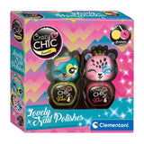 Clementoni Crazy Chic Nagellack gelb Pink, 2st.