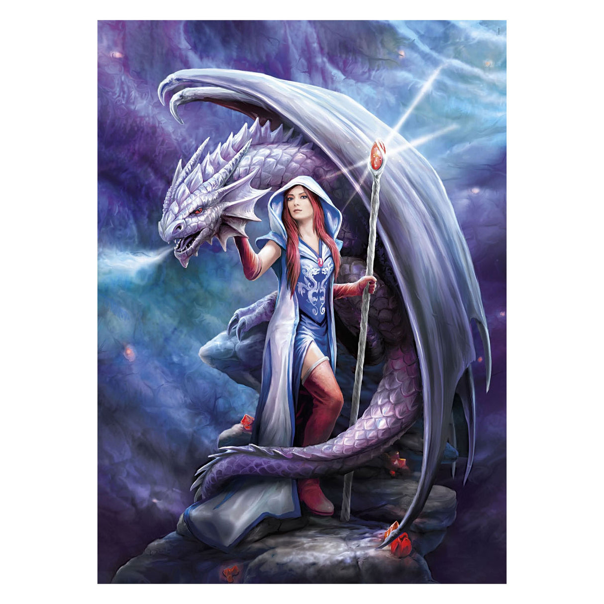 Clementoni jigsaw puzzle Anne Stokes Dragon Mage, 1000st.