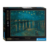 Clementoni Jigsaw Puzzle aus Gogh Night über The Rhone, 1000st.