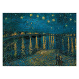 Rompecabezas de Clementoni de Gogh Night sobre el Rhone, 1000.