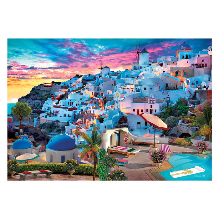 Clementoni Jigsaw Puzzle Griechenlandansicht, 500st.