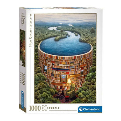 Clementoni legpuzzel bibliodame, 1000st.