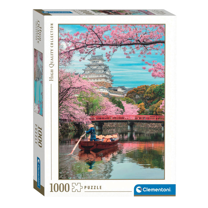 Clementoni Jigsaw Puzzle Himeji Schloss im Frühjahr, 1000st.