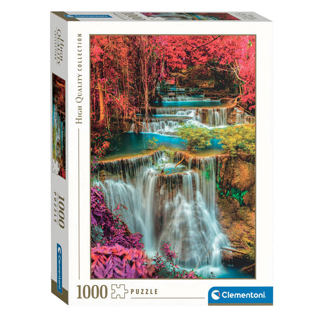 Clementoni Jigsaw Puzzle Kolorowe tajskie upadki, 1000st.