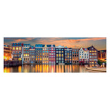 Panorama puzzle Clementoni puzzle Bright Amsterdam, 1000st.