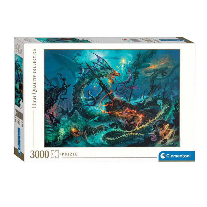 Clementoni Jigsaw Puzzle Die Unterwasserschlacht, 3000st.