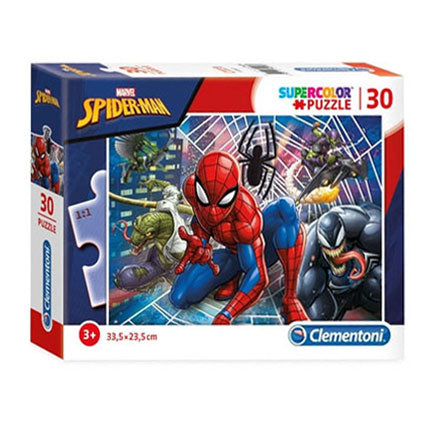 Clementoni Jigsaw Puzzle Super Color Spiderman, 30: e.