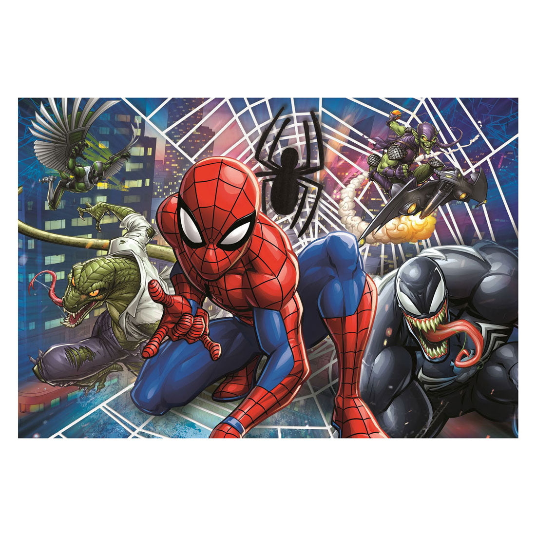 Clementoni Jigsaw Puzzle Super Color Maxi Spiderman, 60st.