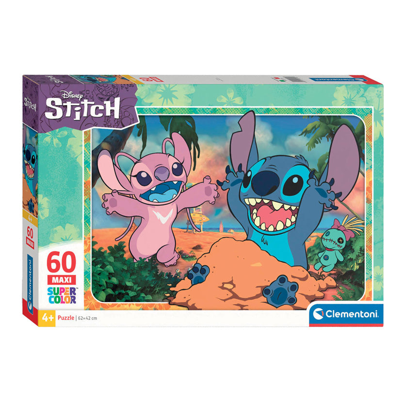 Puzzle clementoni puzzle super color maxi punto, 60st.