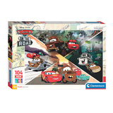 Cleronsi Jigsaw Puzzle Super Color Maxi Cars, 104st.