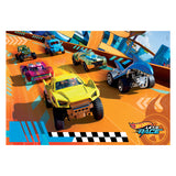 Clementoni legpuzzel super color maxi hot wheels, 104st.