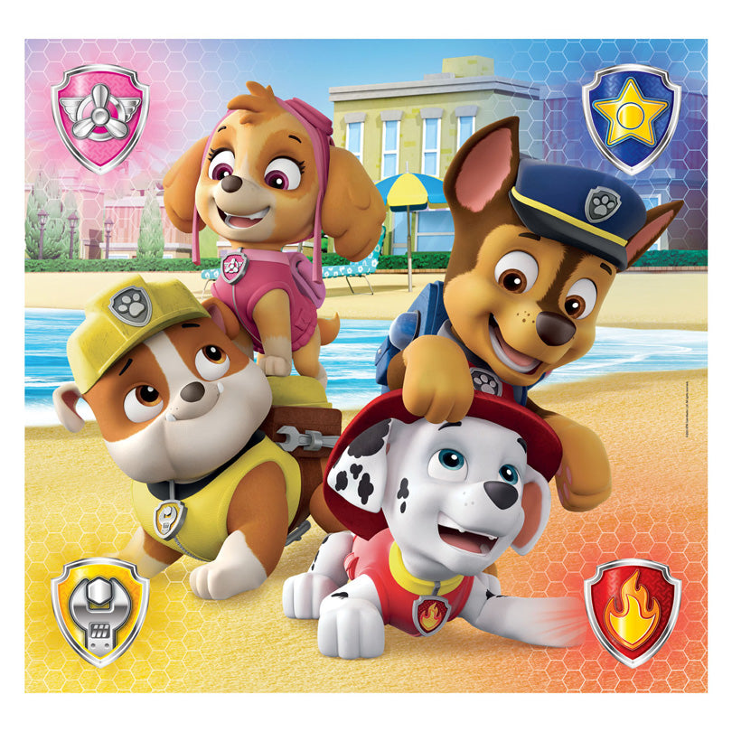 Clementoni Jigsaw Puzzle Super Color Square Paw Patrol, 3x48st.