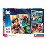 Clementoni Jigsaw Puzzle Super Color Square Justice League, 3x48st.