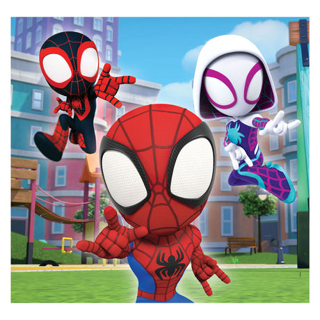 Clementoni Legpuzzel Super Color Vierkant Spidey and His Friends, 3x48st.