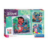 Clementoni Jigsaw Puzzle Super Color Square Stich, 3x48st.