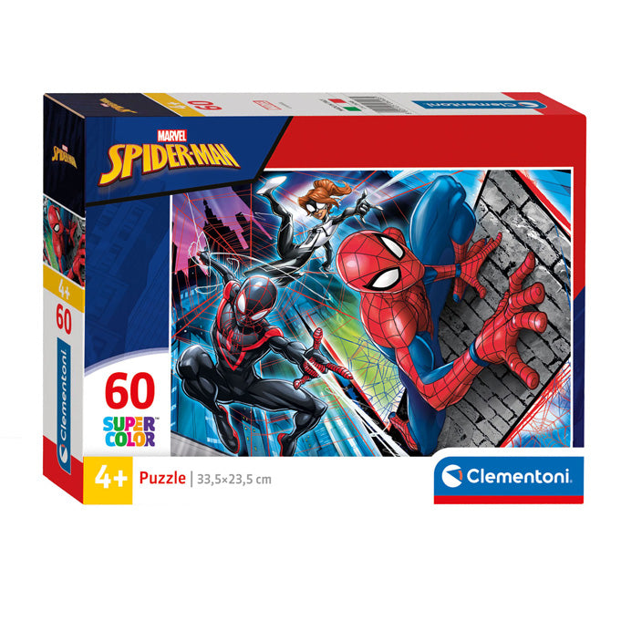 Clementoni Jigsaw Puzzle Super Color Spiderman, 60st.