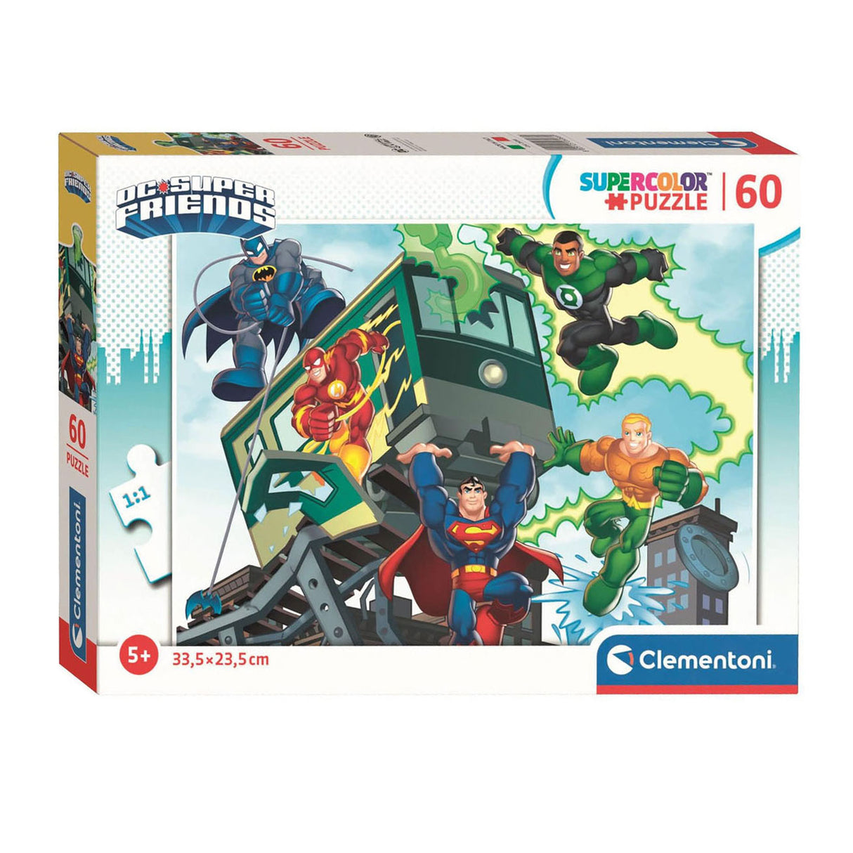 Clementoni Jigsaw Puzzle Super Color DC Comics, 60st.