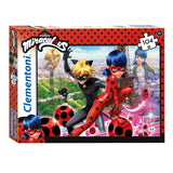 Clementoni legpuzzel super color miraculous ladybug, 104st.