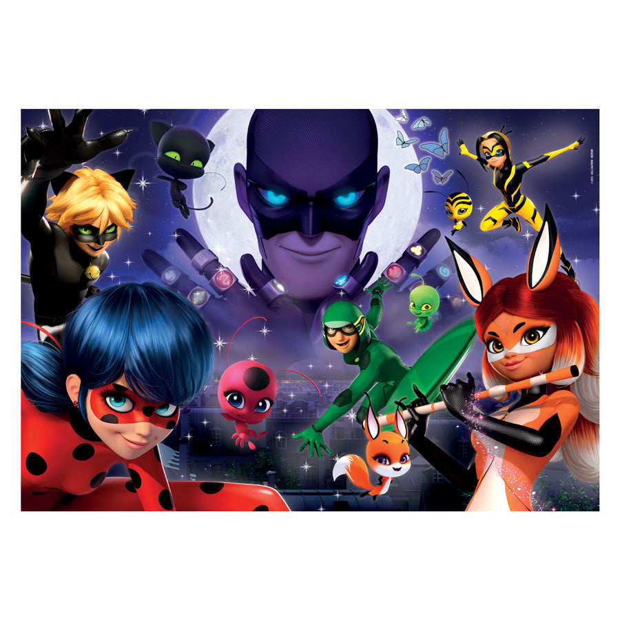 Clementoni legpuzzel super color valutare in miraculous, 104st.