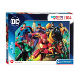 Cleemonii Jigsaw Puzzel Super Faarf DC Comics, 104ST.