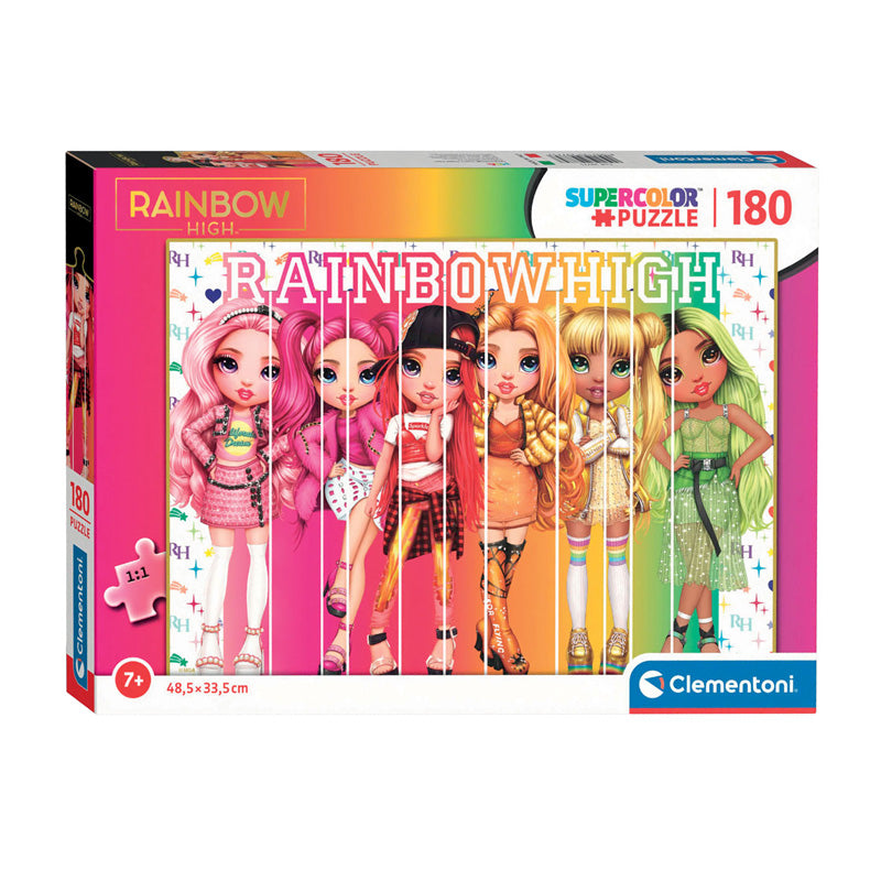 Clementoni jigsaw puzzle Super Color Rainbow High, 180st.