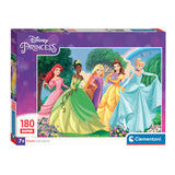 Clementoni Jigsaw Puzzle Super Color Disney Prinzessin, 180st.