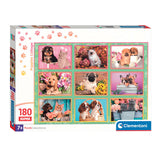 Clementoni Jigsaw Puzzle Super Color Welpen Collage, 180st.