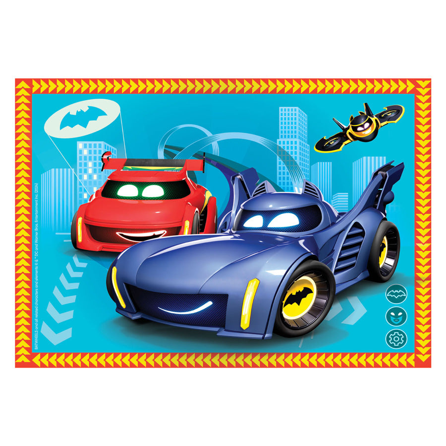 Clementoni Jigsaw Puzzle 4in1 BATWHEELS