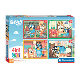 Clementoni puzzle puzzle 4in1 bluey